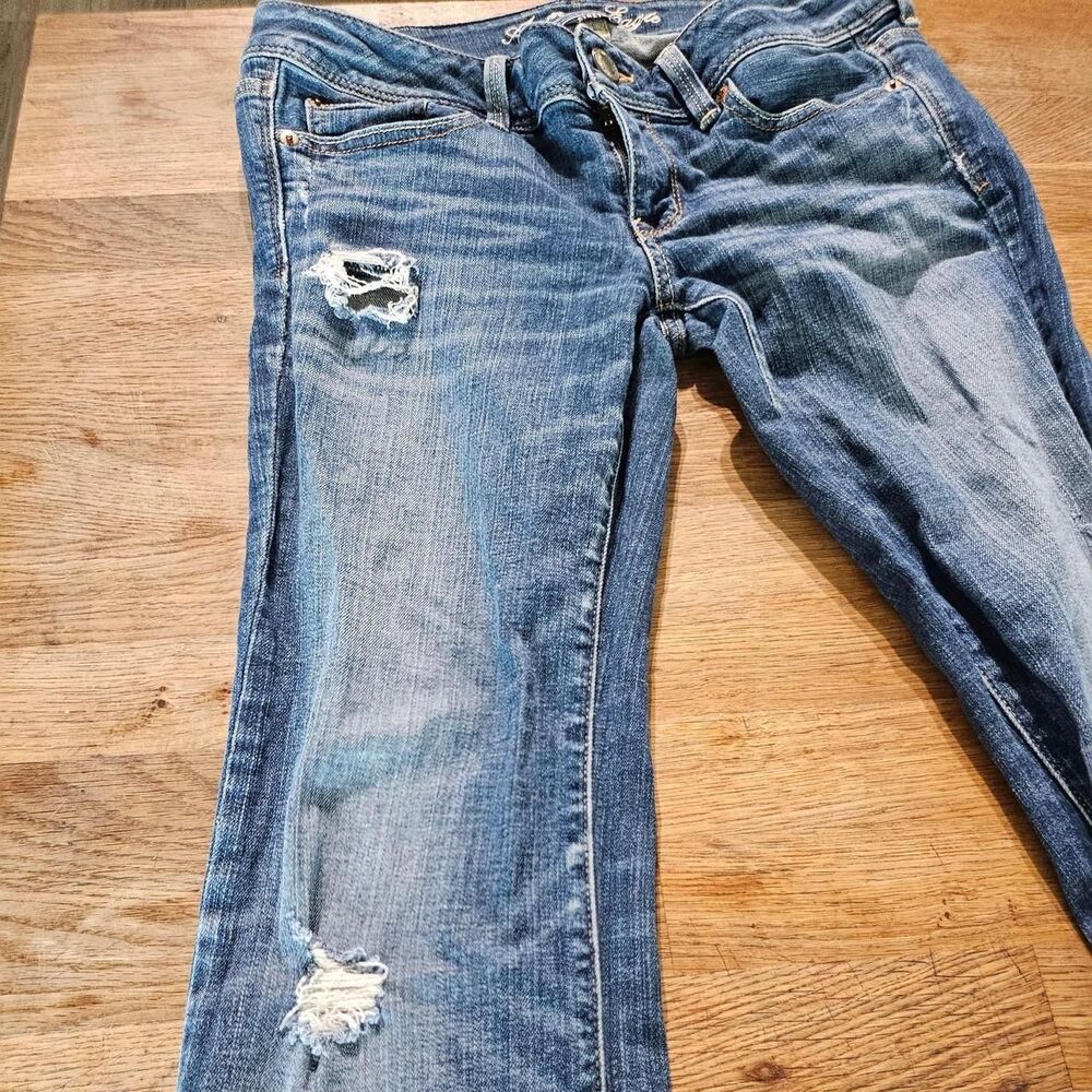 American-eagle-outfitters Women's Blue and Navy Jeans